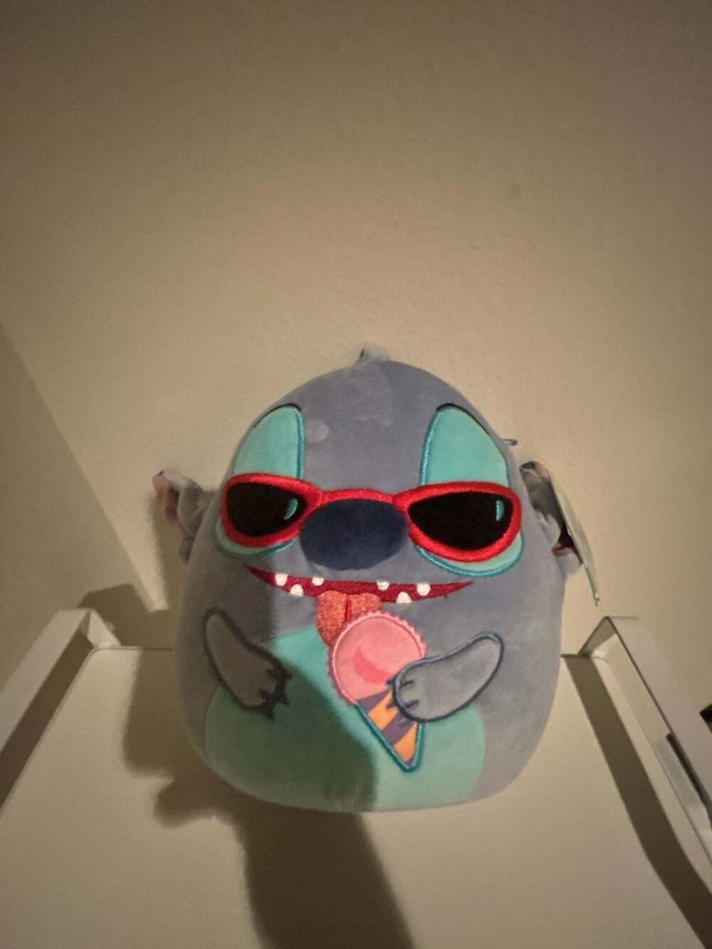 Squishmallows Disney Stitch Holding Ice Cream Cone Plush